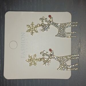 Reindeer Earrings for Christmas